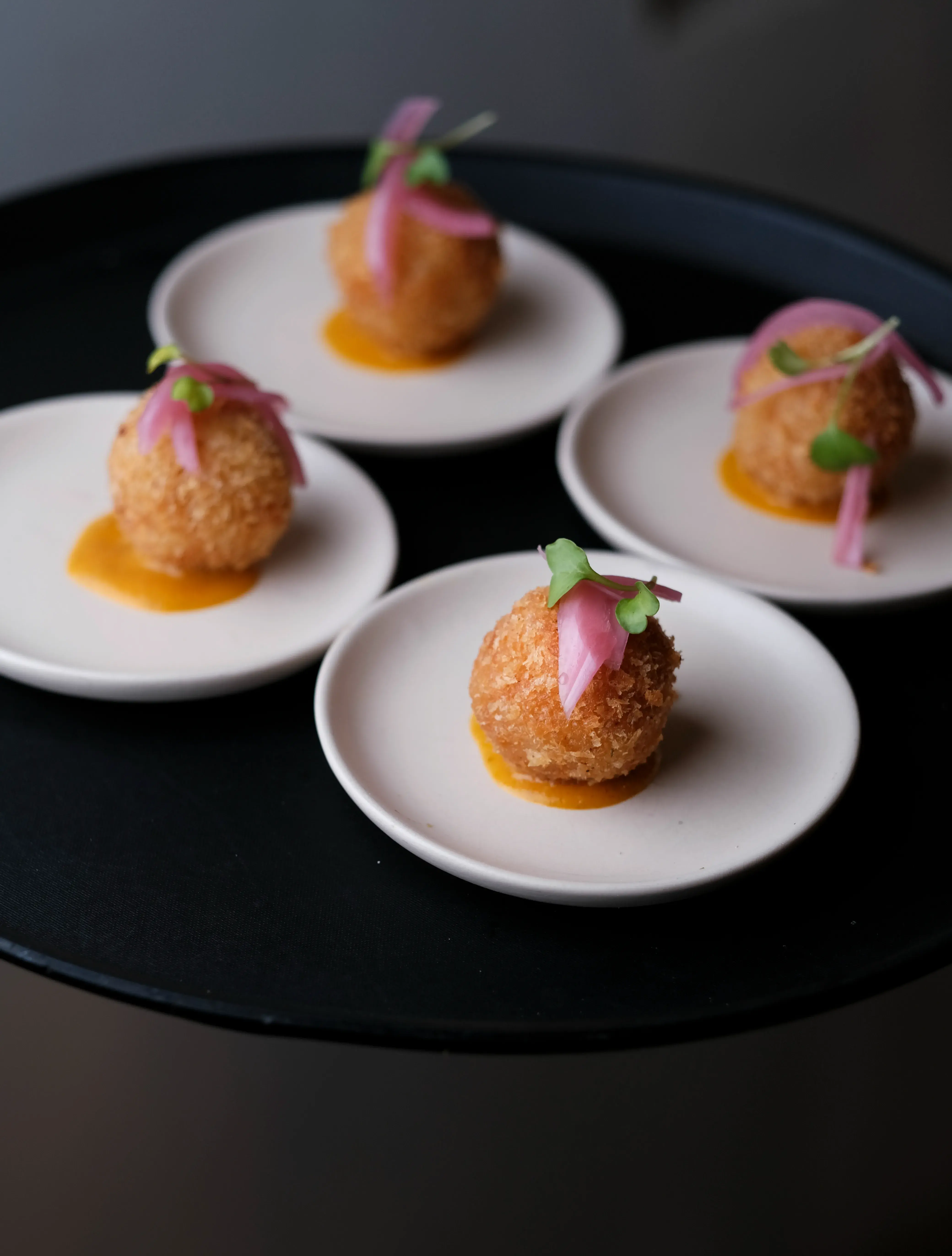 Croquettes at Zona K Atelier, restaurant in Jaco, Costa Rica