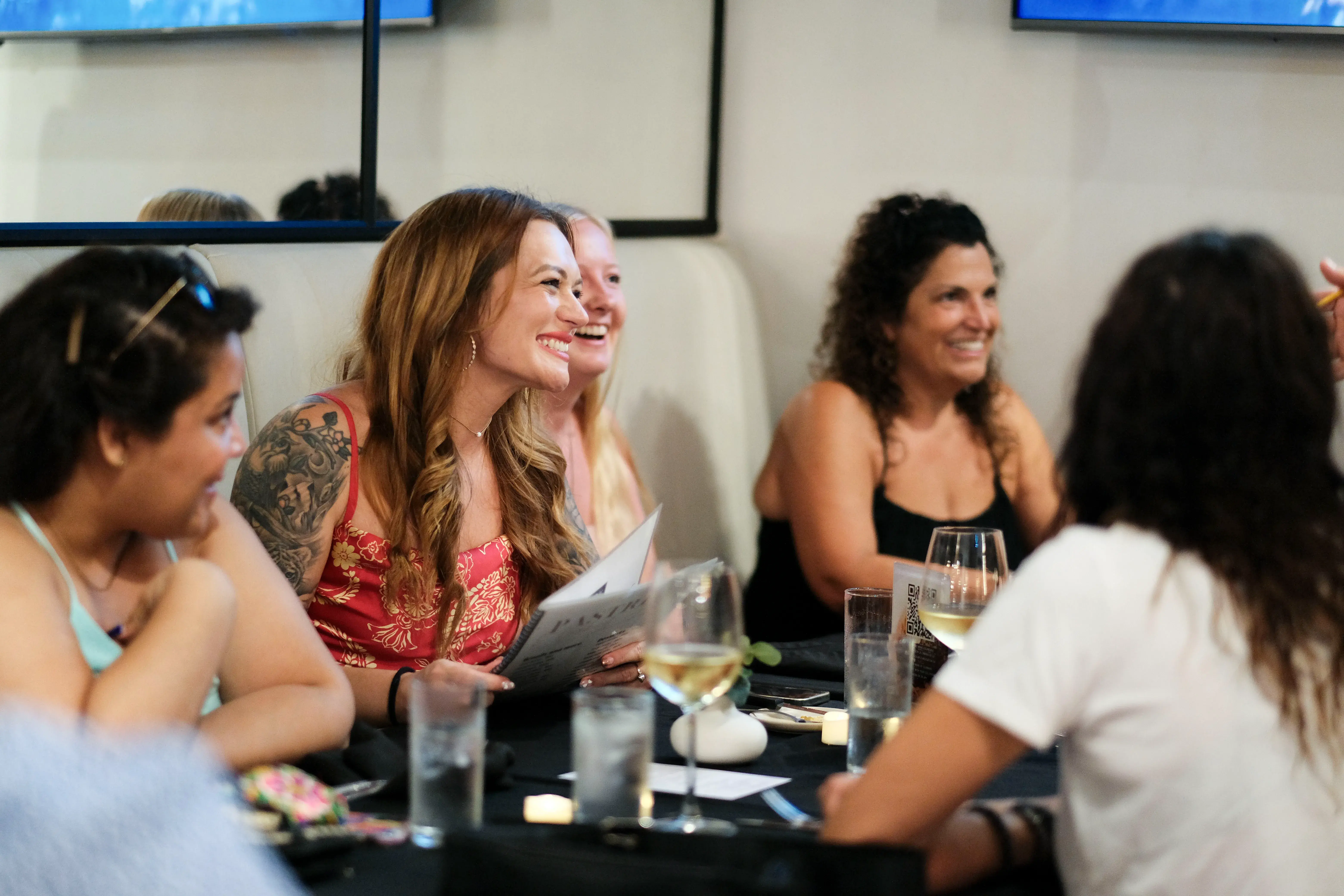 Good times with friends at Zona K Atelier, restaurant in Jaco, Costa Rica