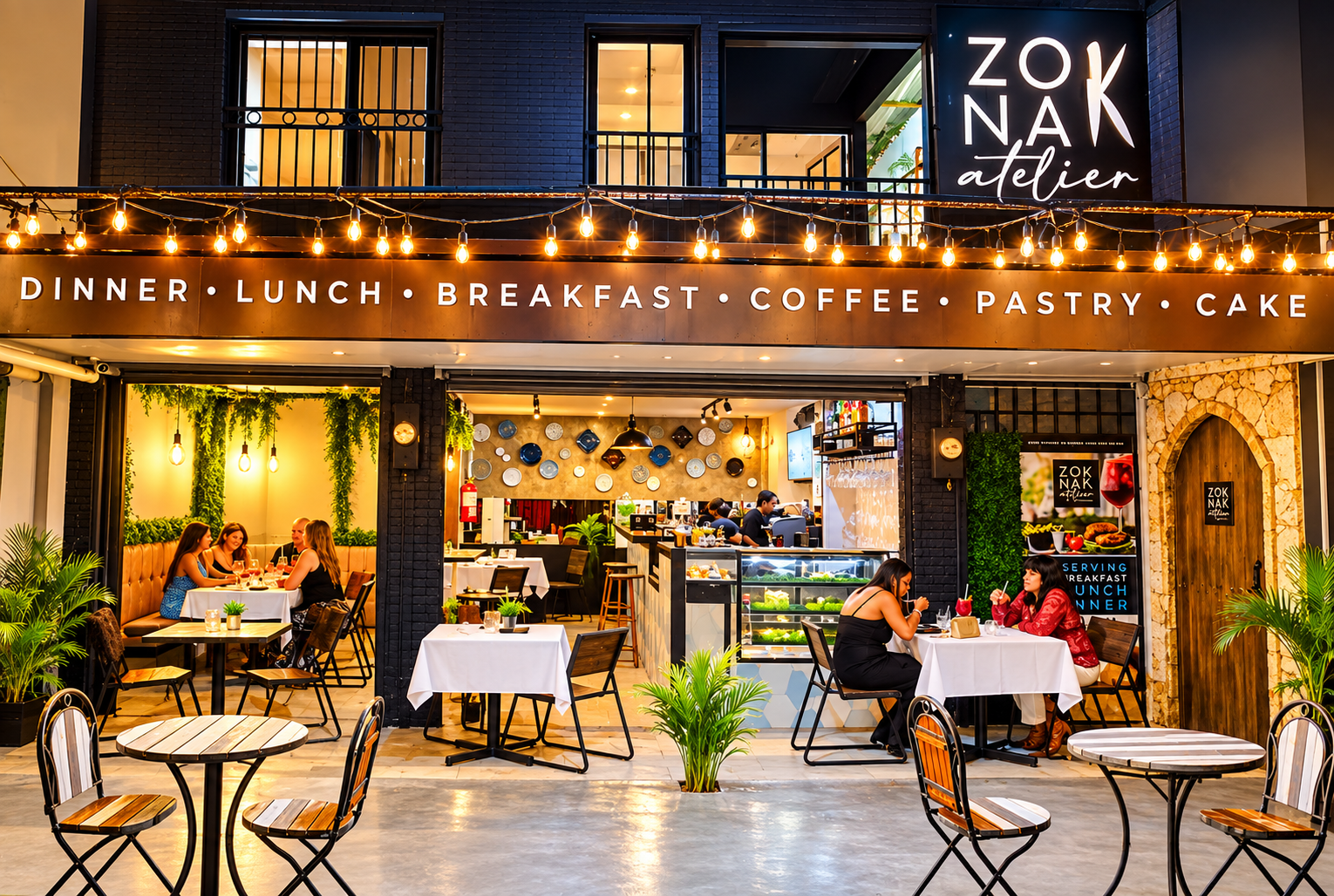 Zona K Atelier restaurant in Jaco, Costa Rica